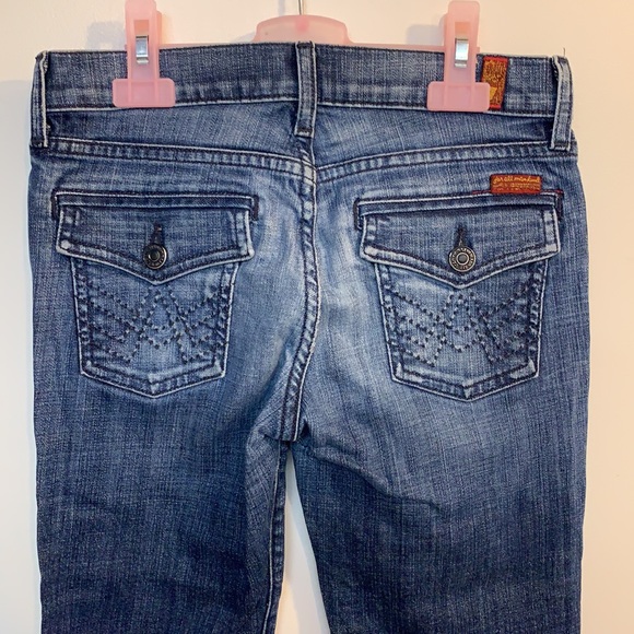 For all mankind blue jeans size 25 bootcut - Picture 5 of 6